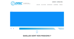 Desktop Screenshot of ortec.fr