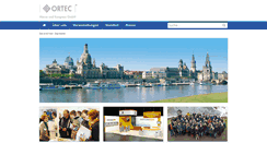 Desktop Screenshot of ortec.de